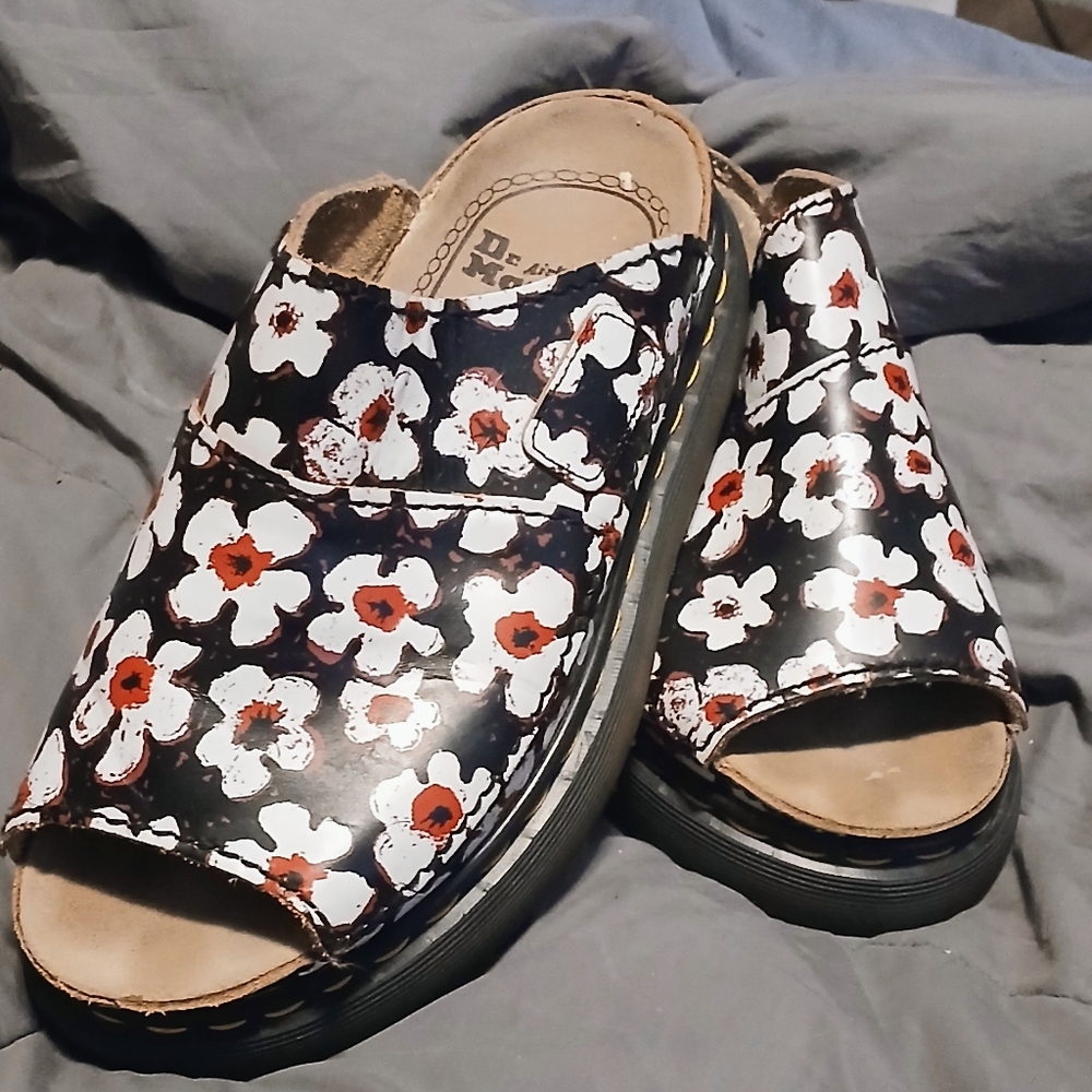 Dr. Martens Slip On Sandals Womens 8 Made In ENGLAND